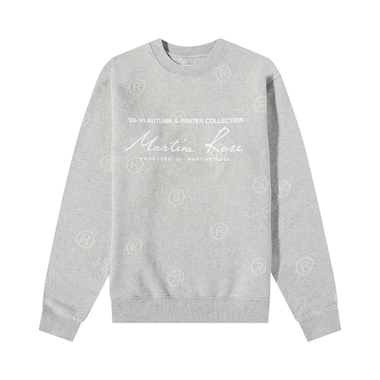 Martine Rose Classic Crewneck "Grey Marl"