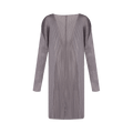 Pleats Please Issey Miyake Basic Long Cardigan "Grey"