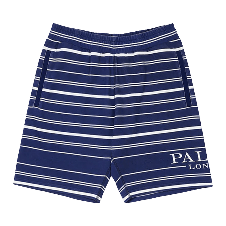 Palace Printed Stripe Shorts "Navy"