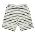 Palace Printed Stripe Shorts "Grey Marl"