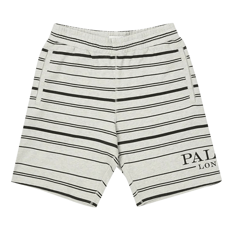 Palace Printed Stripe Shorts "Grey Marl"