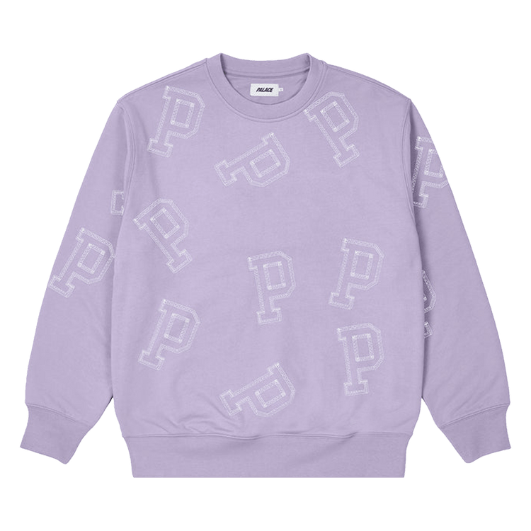 Palace Multi P Flatlock Crew "Lilac"