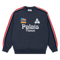 Palace Flag Stripe Crew "Navy"