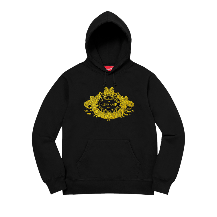 Supreme Love Or Hate Hooded Sweatshirt "Black"