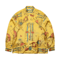 Bode Silk Rodeo Scene Long-Sleeve Shirt "Yellow"