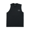 Martine Rose Asymmetric Sleeveless Logo T-shirt "Black"