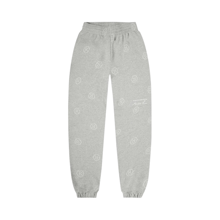 Martine Rose All Over R Jacquard Slim Leg Track Pant "Grey"