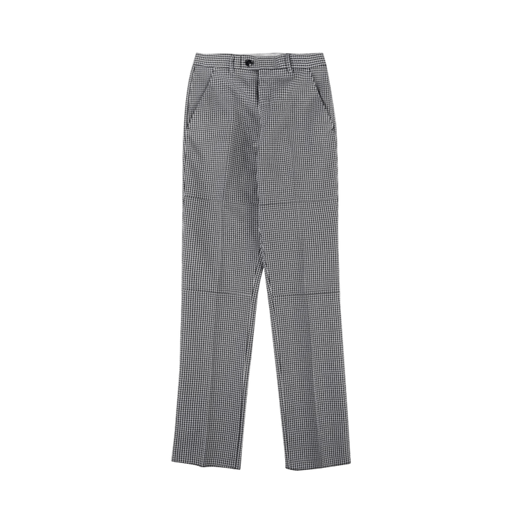 Martine Rose Houndstooth Paneled Tailored Trouser "Black/White"