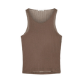 Our Legacy Ruffle Silk Singlet "Olive"