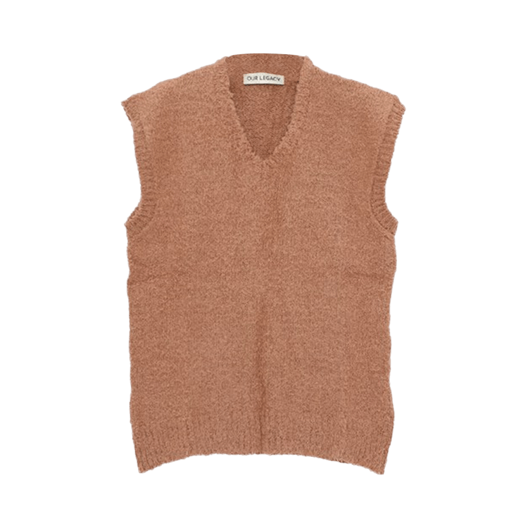 Our Legacy Cloudy Knitted Vest "Caramel"