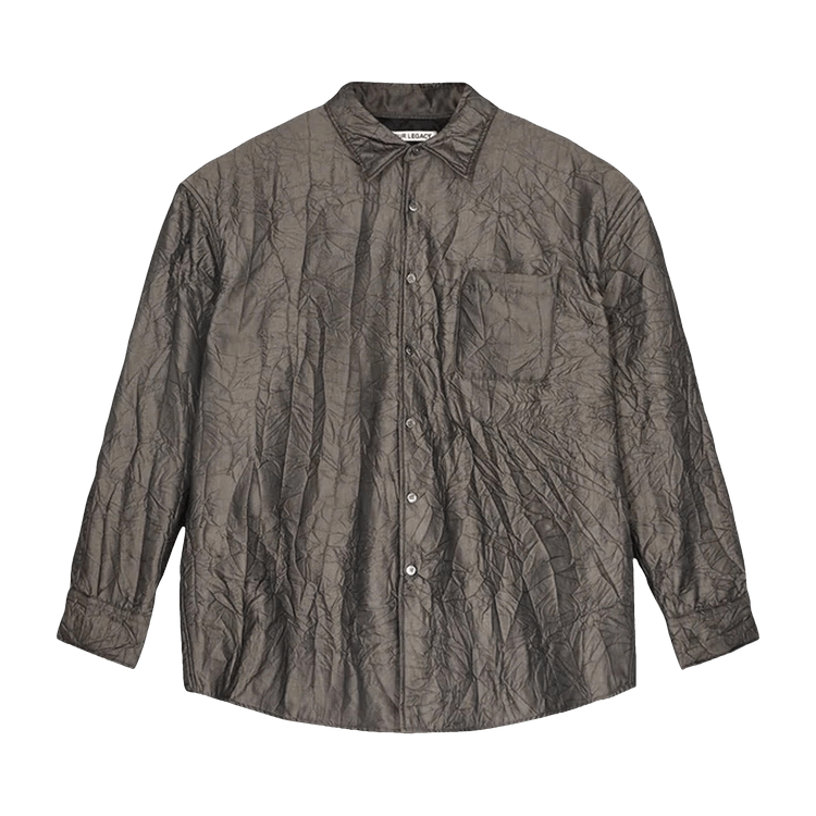 Our Legacy Crushed Taffeta Tech Borrowed Jacket "Grey"