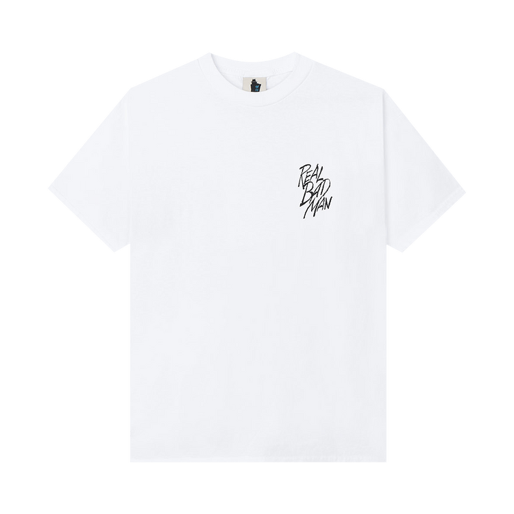 Real Bad Man Smoke Screen Short-Sleeve Tee "White"