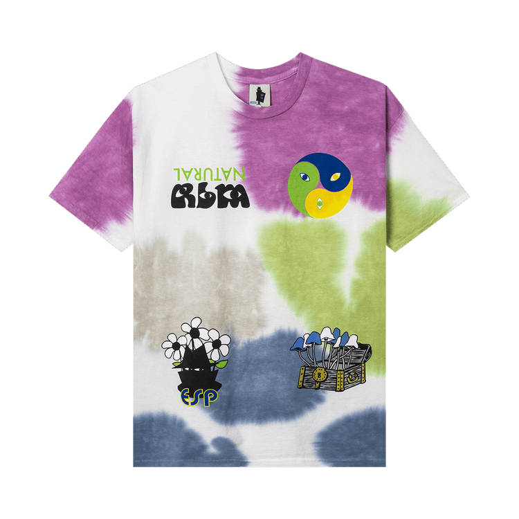 Real Bad Man Psychic Plant Tie Dye Short-Sleeve Shirt "Pink Tie Dye"