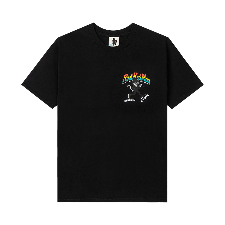 Real Bad Man Records And Tapes Short-Sleeve Tee "Black"