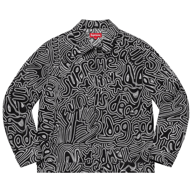 Supreme Chainstitch Denim Jacket "Black"