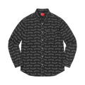 Supreme Arc Jacquard Denim Shirt "Black"