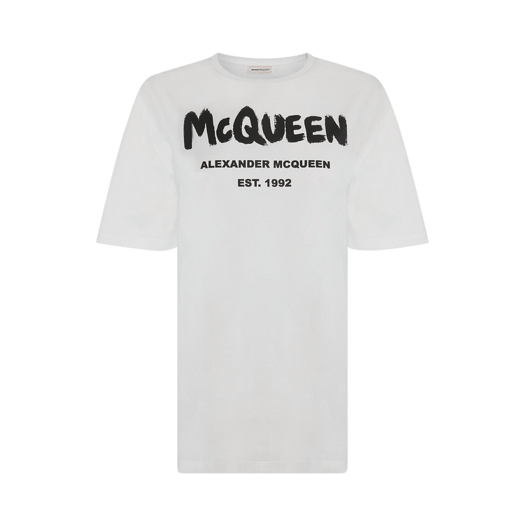 Alexander McQueen Graffiti T-Shirt "White"