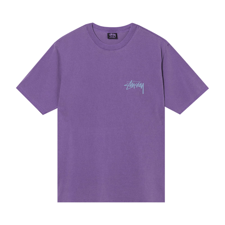 Stussy Big League Pigment Dyed Tee "Purple"