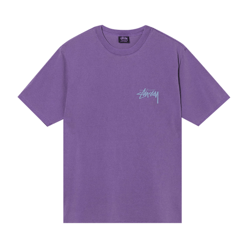 Stussy Big League Pigment Dyed Tee "Purple"