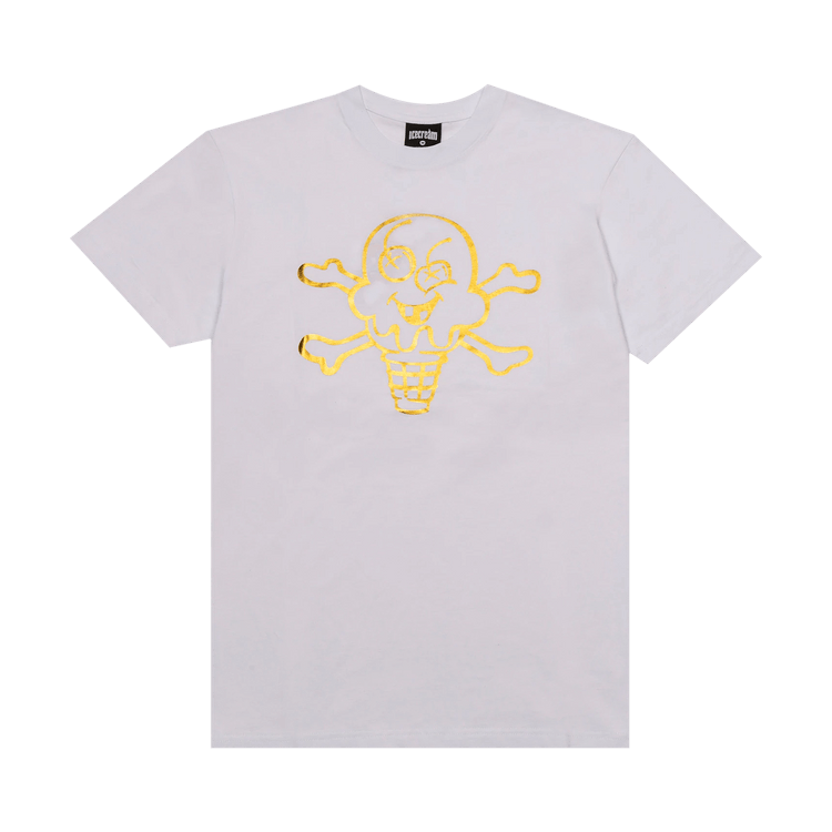 Icecream Metallic Short-Sleeve Tee "White"