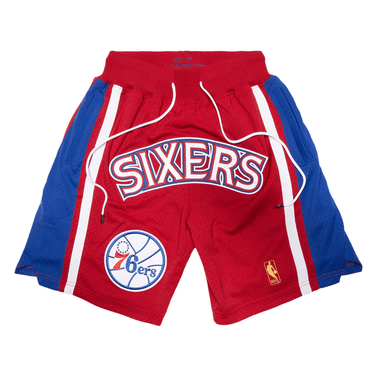 Just Don Ninety Six 76ers 1996-97 Shorts "Red/Blue/White"