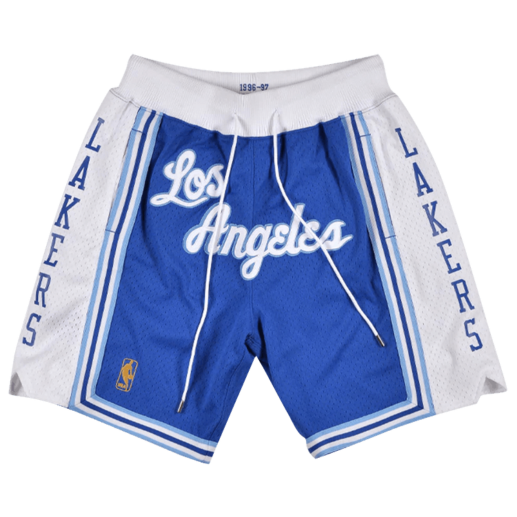 Just Don Ninety Six Lakers 1996-97 Shorts "White/Blue"