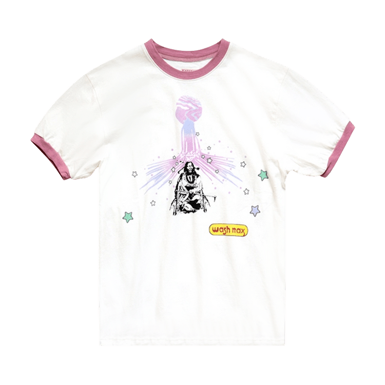 Kapital Laundry Max Chief Jersey Ringer Tee "White"