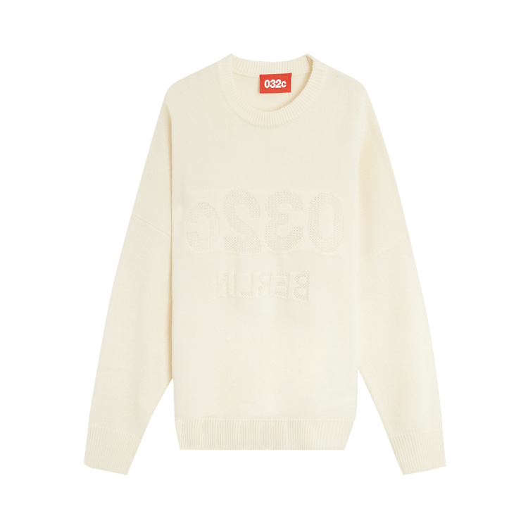 032C Selfie Sweater "Natural White"