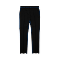 Fendi Wool Gab And Piping Trousers "Black"