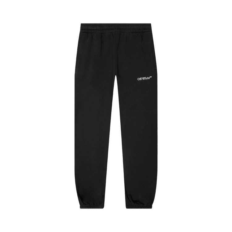 Off-White Caravag Paint Shorten Sweatpant "Black/White"