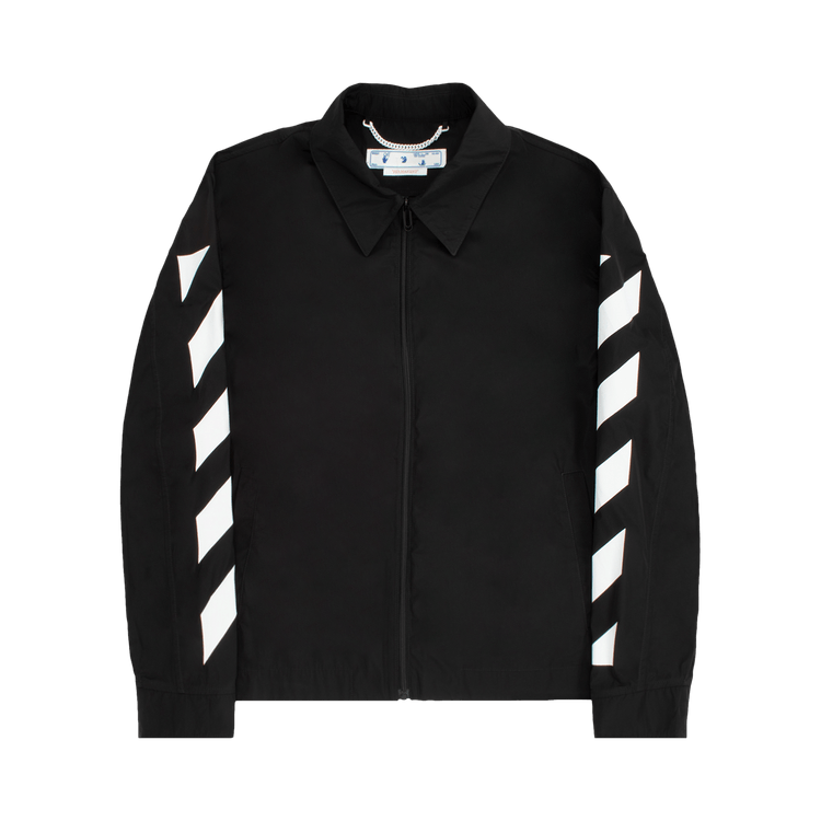 Off-White Diag Harrington Jacket "Black/White"
