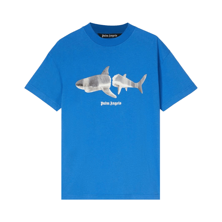 Palm Angels Shark Classic Tee "Blue/White"