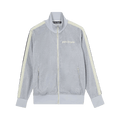 Palm Angels Lurex Track Jacket "Silver/Off White"