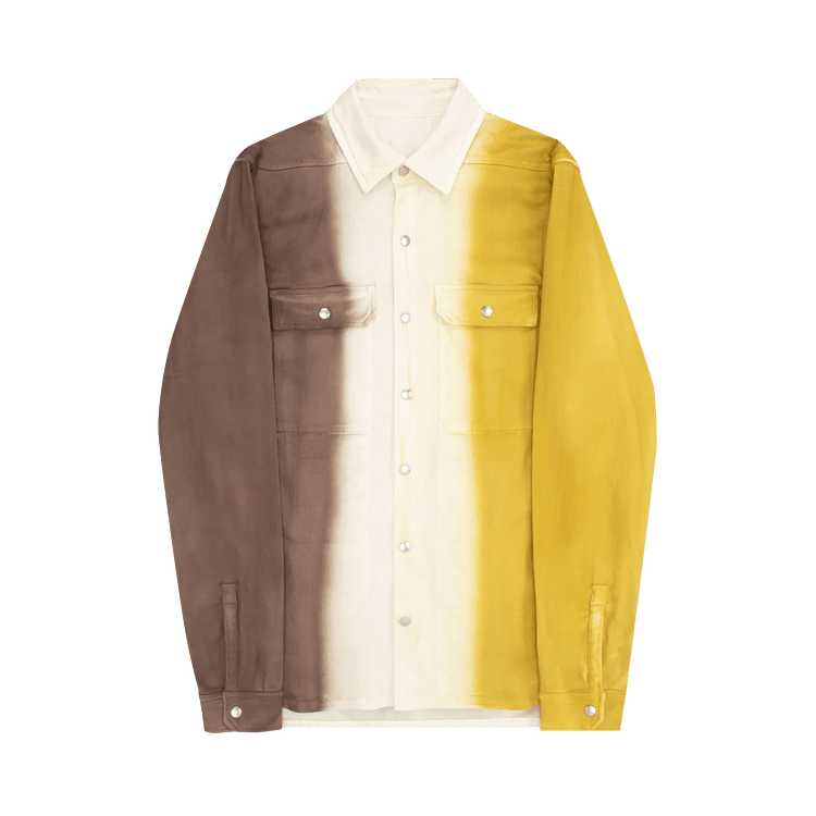 Rick Owens Denim Outershirt "Oxblood/Natural/Sulphate"