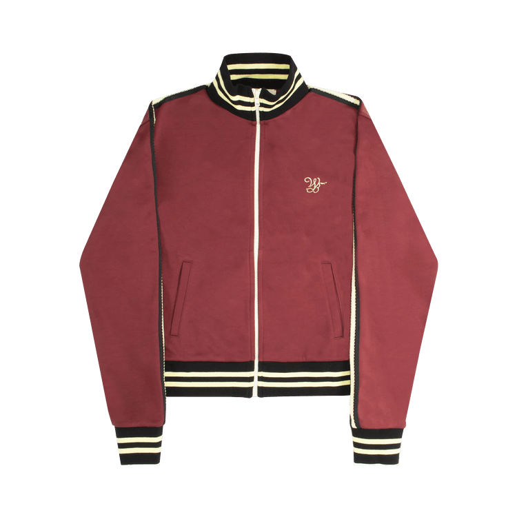 Wales Bonner Studio Track Top "Burgundy"