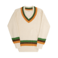 Wales Bonner Sant V-Neck Sweater "Ivory"