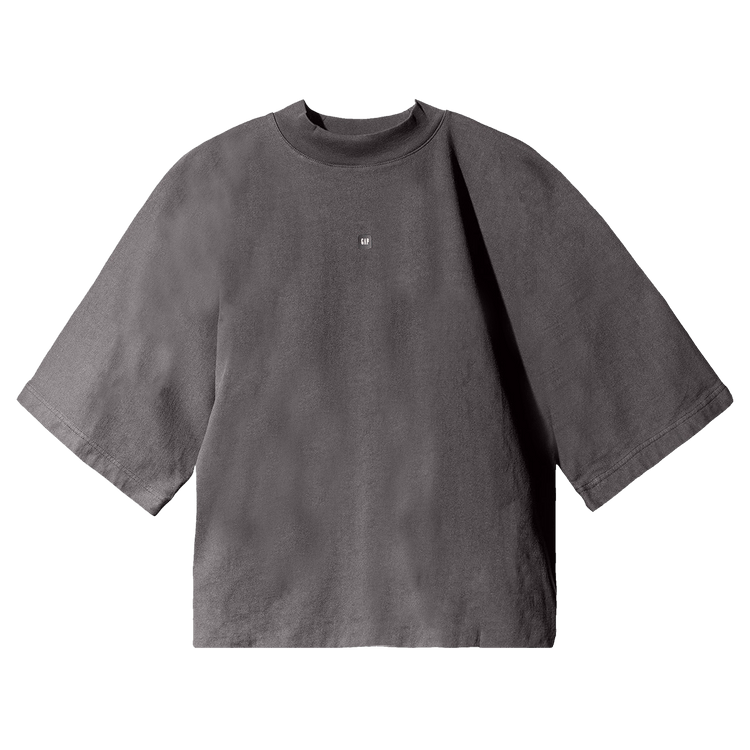 Yeezy Gap Engineered by Balenciaga Logo No Seam Tee "Dark Grey"