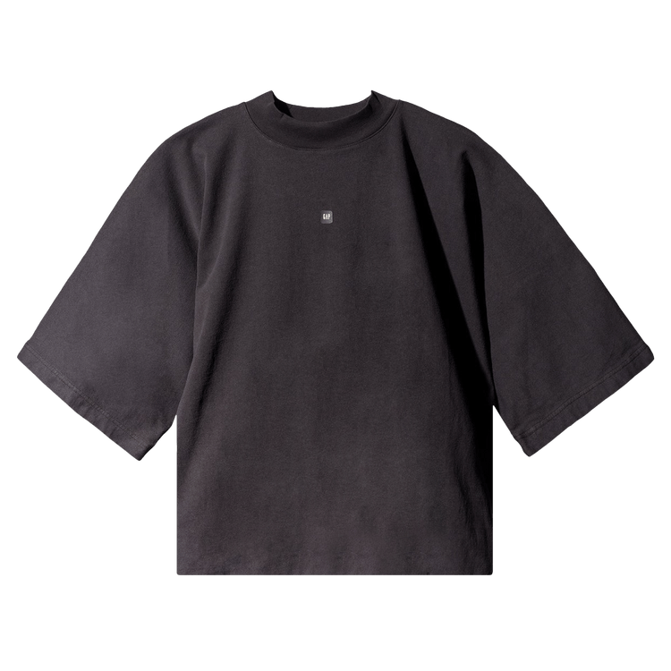 Yeezy Gap Engineered by Balenciaga Cropped Logo No Seam Tee "Black"