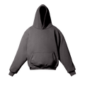 Yeezy Gap Engineered by Balenciaga Logo Shrunken Hoodie "Dark Grey"