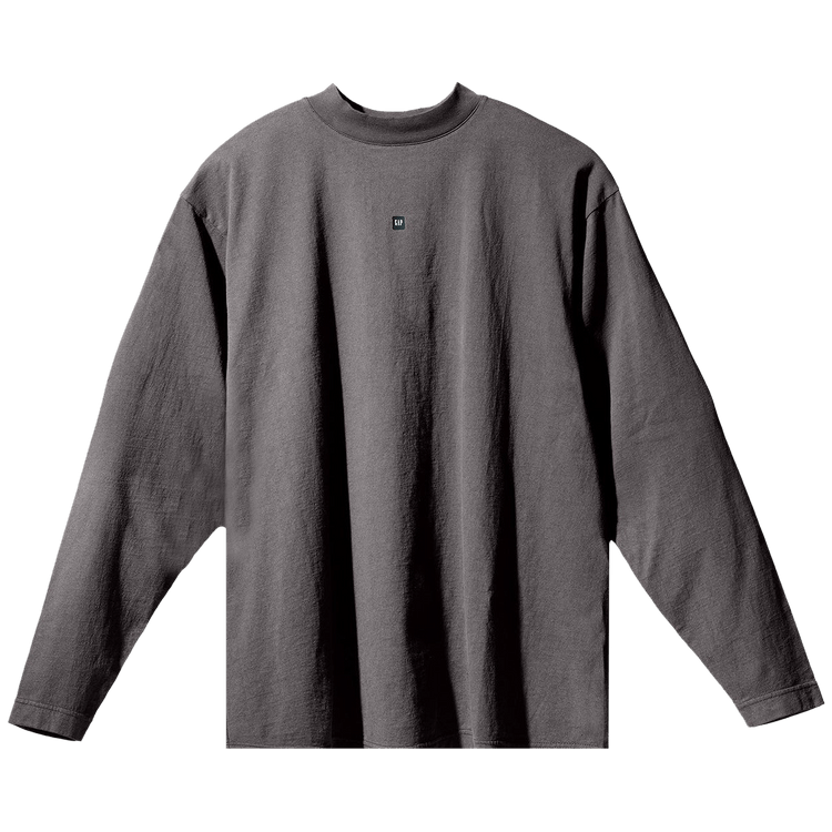 Yeezy Gap Engineered by Balenciaga Logo Long-Sleeve Tee "Dark Grey"