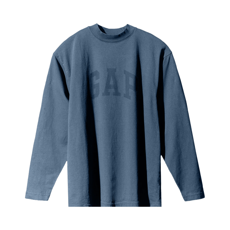 Yeezy Gap Engineered by Balenciaga Dove Long-Sleeve Tee "Dark Blue"