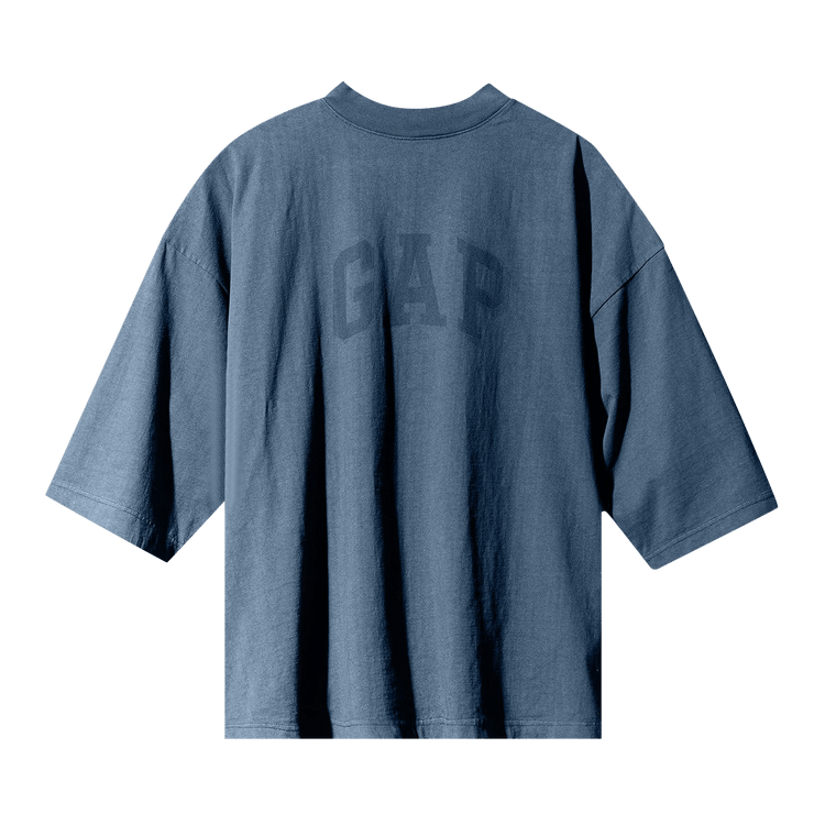 Yeezy Gap Engineered by Balenciaga Dove 3/4 Sleeve Tee "Dark Blue"