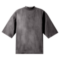 Yeezy Gap Engineered by Balenciaga Logo 3/4 Sleeve Tee "Dark Grey"