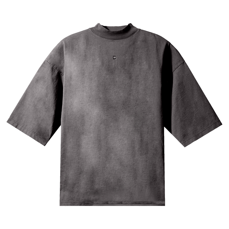 Yeezy Gap Engineered by Balenciaga Logo 3/4 Sleeve Tee "Dark Grey"
