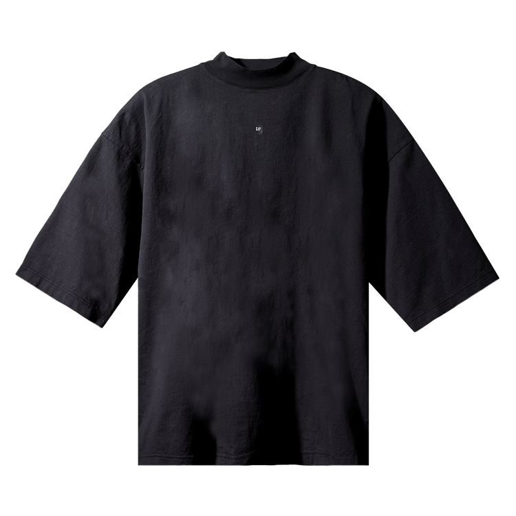 Yeezy Gap Engineered by Balenciaga Logo 3/4 Sleeve Tee "Black"