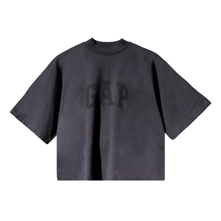 Yeezy Gap Engineered by Balenciaga Cropped Dove No Seam Tee "Black"