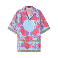 Versace Acid Bouquet V Shirt "Blue/Pink"