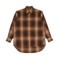 MM6 Maison Margiela Plaid Shirt "Brown"