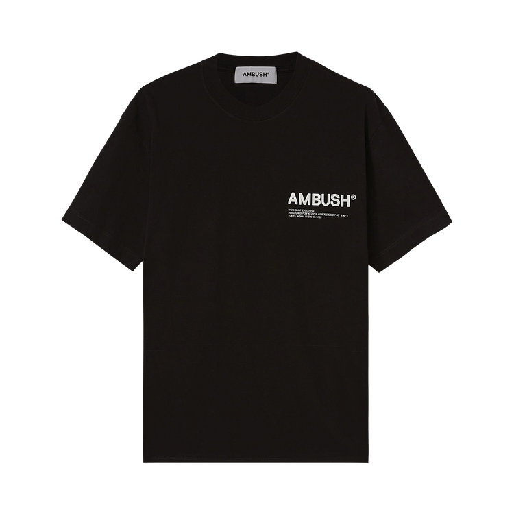 Ambush Jersey Workshop T-Shirt "Black/Cloud Dancer"