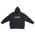 Balenciaga Metal Oversized Hoodie "Washed Black"